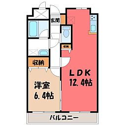 東武宇都宮線 東武宇都宮駅 徒歩24分