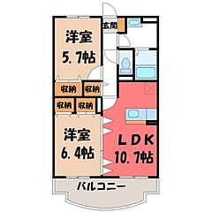 物件の間取り