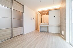 東武宇都宮線 おもちゃのまち駅 徒歩15分の賃貸アパート 2階1LDKのリビング/ダイニング