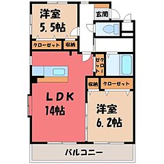 物件の間取り