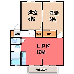 JR烏山線 宝積寺駅 徒歩11分 1階/-