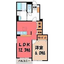 東北本線 氏家駅 徒歩15分