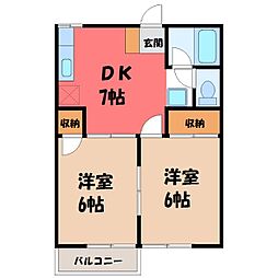 宇都宮芳賀ライトレール線 宇都宮大学陽東キャンパス駅 徒歩7分 2階/-