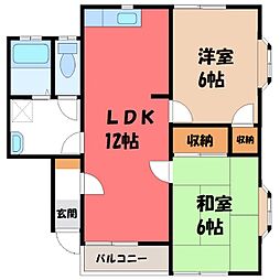 JR日光線 鹿沼駅 徒歩26分 2階/-