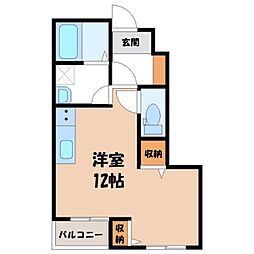 JR東北本線 宇都宮駅 バス5分 宇大東下車 徒歩5分 1階/-