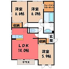 物件の間取り