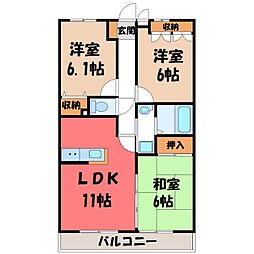 宇都宮芳賀ライトレール線 東宿郷駅 徒歩18分 4階/-