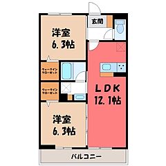 物件の間取り