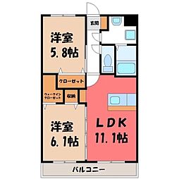 東武宇都宮線 東武宇都宮駅 4.4km