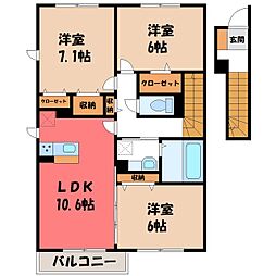 ペイサージュ B 2階/-