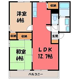 JR東北新幹線 宇都宮駅 バス15分 今泉町下車 徒歩4分 2階/-
