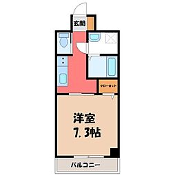 JR東北本線 宇都宮駅 徒歩6分 6階/-