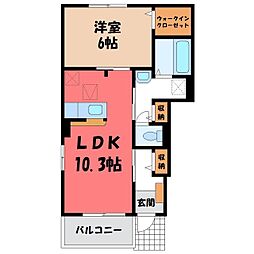 JR東北本線 石橋駅 バス20分 上三川役場入口下車 徒歩14分