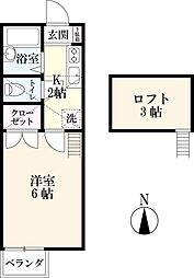 間取図画像 1K
