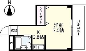 グランドセレブ本庄 501 ｜ 佐賀県佐賀市本庄町大字本庄（賃貸マンション1K・5階・23.50㎡） その2