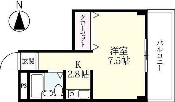 グランドセレブ本庄 501｜佐賀県佐賀市本庄町大字本庄(賃貸マンション1K・5階・23.50㎡)の写真 その2