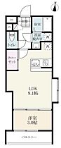 (仮称)佐賀市西田代一丁目マンション 207 ｜ 佐賀県佐賀市西田代1丁目（賃貸マンション1LDK・2階・29.75㎡） その2