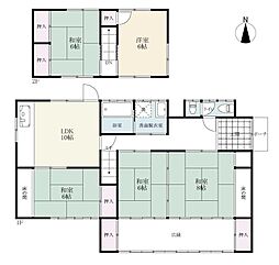 佐大前本庄借家 5LDKの間取り