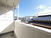 南向きの広々ベランダはお洗濯物もたくさん干せます！