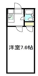 ESD泉本町 1Kの間取図画像
