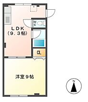 第二美水  ｜ 岐阜県関市東町３丁目（賃貸アパート1LDK・2階・27.50㎡） その2