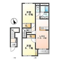 グランコート  ｜ 岐阜県関市肥田瀬（賃貸アパート2LDK・2階・55.14㎡） その2