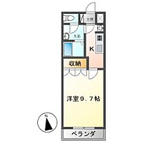 Ｌａ・Ｔour  ｜ 岐阜県美濃加茂市加茂野町市橋（賃貸アパート1K・1階・29.75㎡） その2