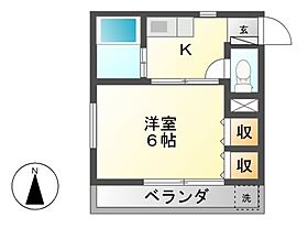 グリーンパーク中村  ｜ 岐阜県岐阜市三田洞東１丁目（賃貸アパート1K・2階・20.24㎡） その2