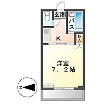 神山ハイツ  ｜ 岐阜県岐阜市太郎丸北郷（賃貸マンション1K・1階・22.36㎡） その2