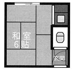 間取図画像 1K