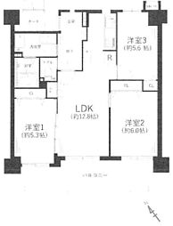 間取図画像 3LDK