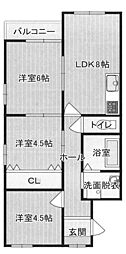 間取図画像 3LDK