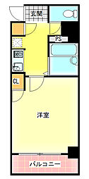 リーガル新大阪5 1Kの間取図画像