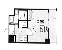 JPレジデンス大阪城東3 1Kの間取図画像