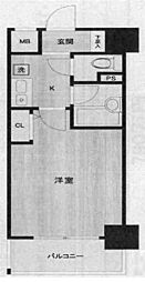 エスリード新大阪第7 1Kの間取図画像