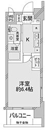 エスリード野田阪神駅前 1Kの間取図画像