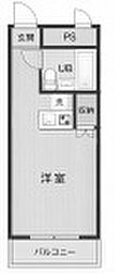 天満橋ガーデンハイツ ワンルームの間取図画像