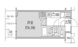 プレサンス大阪ドームシティスクエア 1Kの間取図画像