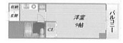 ライオンズマンション今里第2 ワンルームの間取図画像