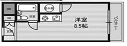 オリエント新大阪アーバンライフ ワンルームの間取図画像