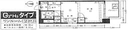 新町ダイアパレス ワンルームの間取図画像