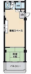ローズコーポ新大阪第1 1DKの間取図画像