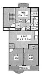 間取図画像 3LDK