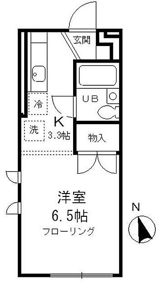 ソレイユ西荻 201｜東京都杉並区宮前5丁目(賃貸アパート1R・2階・21.53㎡)の写真 その4