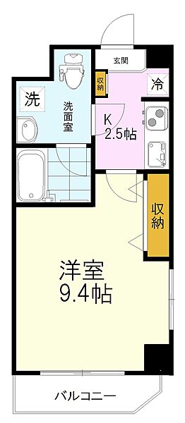 いせや吉祥寺 1201｜東京都武蔵野市御殿山1丁目(賃貸マンション1K・12階・28.70㎡)の写真 その4