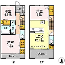 東京都三鷹市北野3丁目（賃貸アパート3LDK・1階・78.66㎡） その2