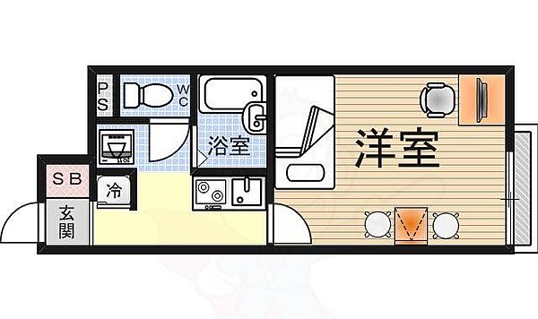 レオネクストカストル雄 ｜滋賀県大津市一里山５丁目(賃貸アパート1K・2階・24.89㎡)の写真 その2