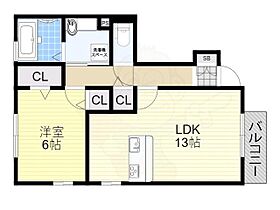 セジュール若葉台 101 ｜ 滋賀県大津市若葉台（賃貸アパート1LDK・1階・49.90㎡） その2