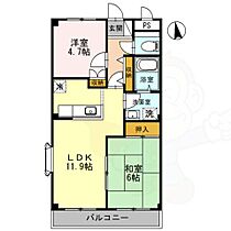 アメニティーハイツ2  ｜ 滋賀県湖南市菩提寺東３丁目（賃貸アパート2LDK・2階・51.30㎡） その2