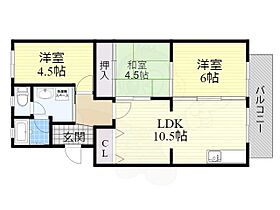 滋賀県栗東市坊袋（賃貸マンション3LDK・3階・60.50㎡） その2